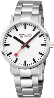 Mondaine Classic A660.30360.11SBJ Stainless steel White