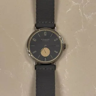 NOMOS Tangente 179.S20 38mm Stainless steel Gray