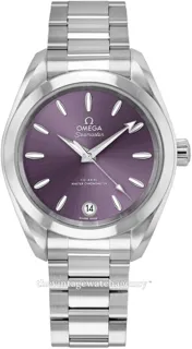 Omega Aqua Terra 220.10.34.20.10.002 34mm Stainless steel Purple