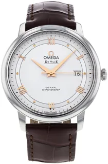 Omega De Ville Prestige 424.13.40.20.02.002 Stainless steel Silver