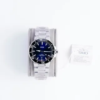 Oris Aquis 01 733 7730 4135-07 8 24 05PEB 43.5mm Stainless steel Blue