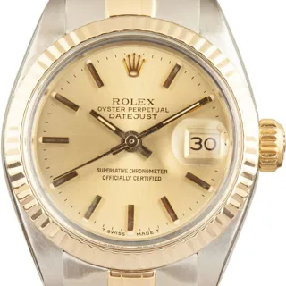 Rolex Datejust 6917 Stainless steel and 18k yellow gold Champagne