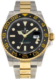 Rolex GMT-Master II 116713LN Yellow gold and Stainless steel Black