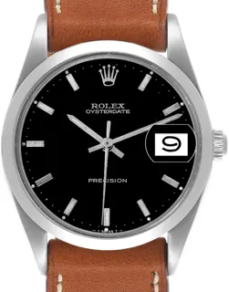 Rolex Oysterdate Precision 6694 Stainless steel Black