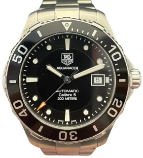 TAG Heuer Aquaracer 300M WAN2110.BA0822 41mm Stainless steel Black