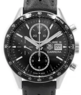 TAG Heuer Carrera CV201AJ.FC6357 41mm Ceramic and Stainless steel Black