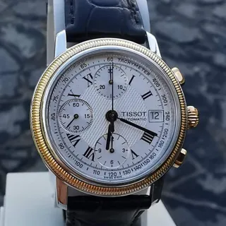 Tissot Bridgeport T71.0.427.33 38mm Yellow gold and Stainless steel Silver