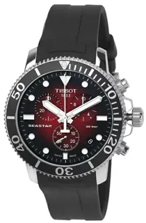 Tissot Seastar T120.417.17.421.00 45.5mm Stainless steel Red