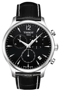 Tissot Tradition T063.617.16.057.00 42mm Stainless steel Black