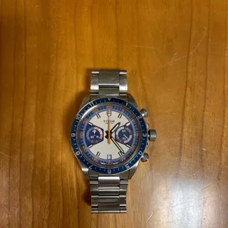 Tudor Heritage Chrono Blue 70330B 42mm Stainless steel Blue