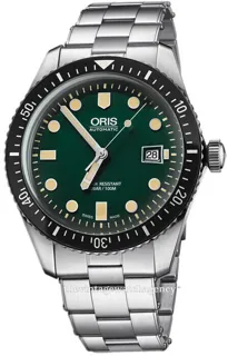 Oris Divers Sixty Five 01 733 7720 4057-07 8 21 18 42mm Stainless steel Green