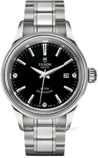 Tudor Style M12100-0004 28mm Stainless steel Black