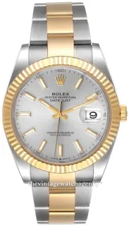 Rolex Datejust 126333-0001 Yellow gold and Stainless steel Silver