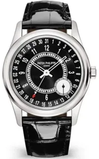 Patek Philippe Calatrava 6006G-001 White gold Black