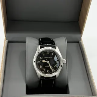 Hamilton Khaki Field H70405730 Stainless steel Black