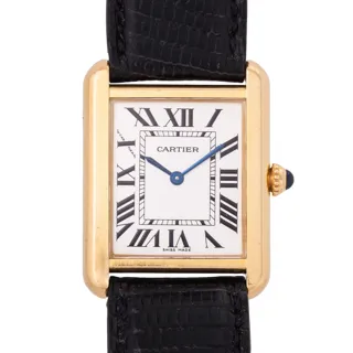 Cartier Tank Solo 2743 | Stainless steel and Yellow gold