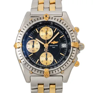 Breitling Chronomat B13047 Stainless steel and Gold-plated Black