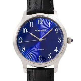 Fabergé Agathon M1105BL 18k white gold Blue