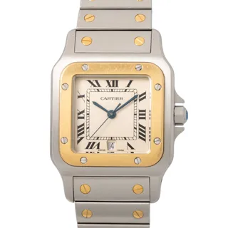 Cartier Santos Galbée 187901 29mm Stainless steel and 18k yellow gold