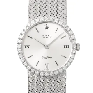 Rolex Cellini 3832 18k white gold Silver