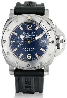 Panerai Submersible PAM 087 44mm Stainless steel dark midnight blue