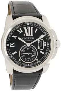 Cartier Calibre de Cartier W7100041 42mm Stainless steel Black