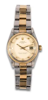 Rolex Oyster Perpetual Date 35mm Yellow gold and Stainless steel Golden