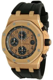 Audemars Piguet Royal Oak Offshore 26470OR.OO.A002CR.01 42mm Ceramic and Rose gold Champagne