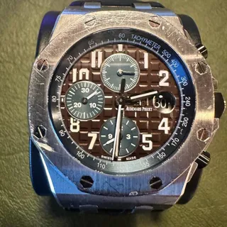 Audemars Piguet Royal Oak Offshore CX3147W 42mm Stainless steel Brown