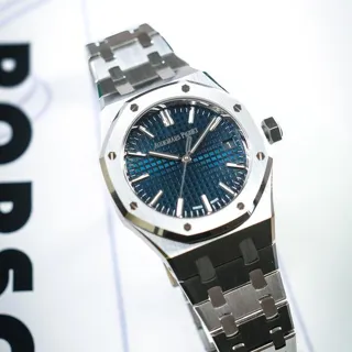 Audemars Piguet Royal Oak Selfwinding 15550ST.OO.1356ST.06 ( OAK  ) 37mm Stainless steel Blue