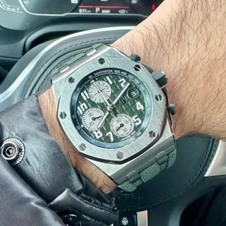 Audemars Piguet Royal Oak Offshore 26238TI.OO.A056CA.01 42mm Titanium Green