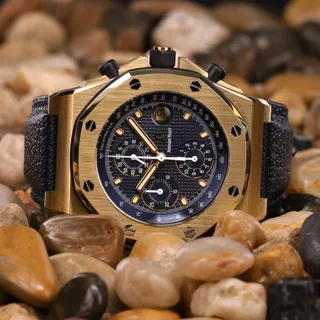 Audemars Piguet Royal Oak Offshore 25721BA.OO.1000BA.02.A 42mm Yellow gold Blue