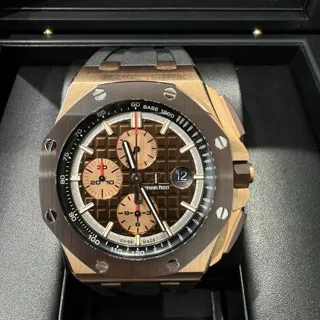 Audemars Piguet Royal Oak Offshore 26401RO.OO.A087CA.01 44mm Rose gold Brown