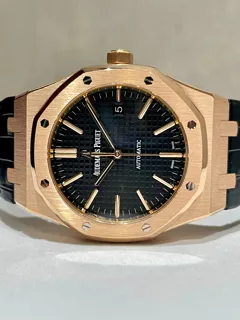 Audemars Piguet Royal Oak 15400OR.OO.D002CR.01 41mm Rose gold Black