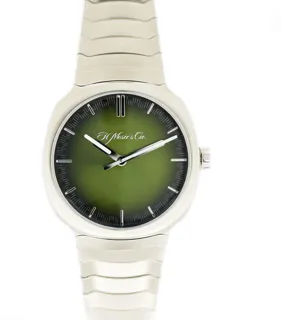 H. Moser & Cie. Streamliner 6200-1200 40mm Stainless steel green