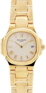 Patek Philippe Nautilus 4700 27mm yellow gold$18k champagne