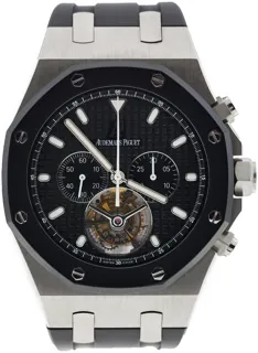 Audemars Piguet Royal Oak Tourbillon 26377SK.OO.D002CA.01 44mm Ceramic and Stainless steel Black