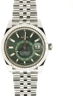 Rolex Sky-Dweller 336934 42mm Stainless steel GREEN