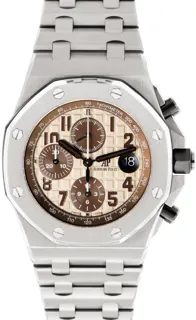 Audemars Piguet Royal Oak Offshore 26470ST.OO.A801CR.01 42mm Ceramic and Stainless steel Beige