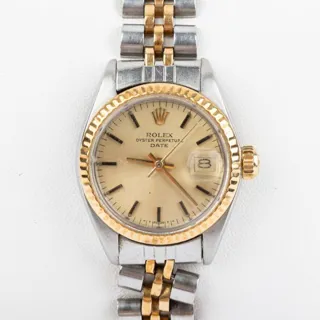 Rolex Oyster Date 25mm 18k Gold and Stainless steel