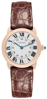 Cartier Ronde Solo de Cartier 29mm Rose gold Silver