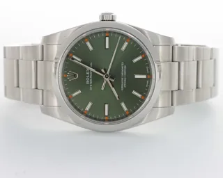 Rolex Air King 114200 34mm Stainless steel Olive green