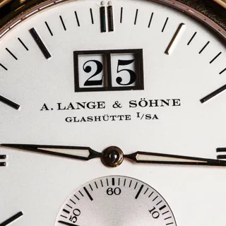 A. Lange & Söhne Langematik 308.032 37mm Rose gold Silver