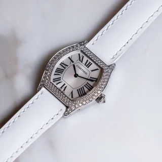 Cartier Tortue WA504931 34mm White gold White