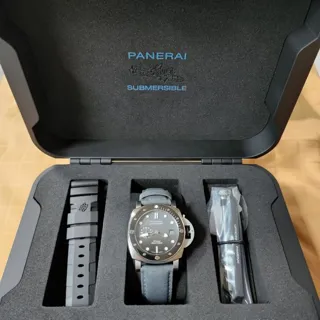 Panerai Submersible PAM 01288 44mm Stainless steel Gray