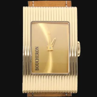 Boucheron Reflet MT41206 34mm Yellow gold Golden