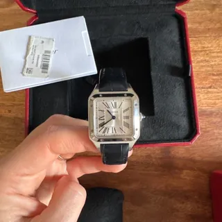 Cartier Santos de Cartier WGSA0034 38mm Platinum Silver