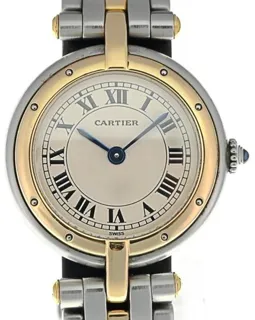 Cartier Panthère W25030B5 23.5mm Yellow gold and Stainless steel White