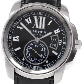 Cartier Calibre de Cartier W7100041 42mm Stainless steel Black