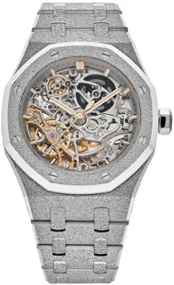 Audemars Piguet Royal Oak 15466BC.GG.1259BC.01 White gold Skeletonized